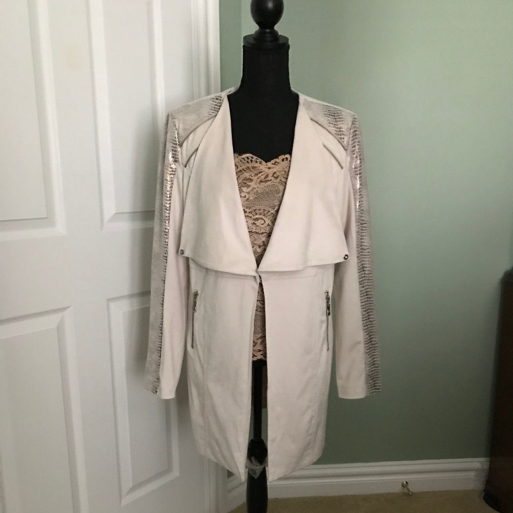 Faux Sueded Cardigan Jacket VENUS Size 10